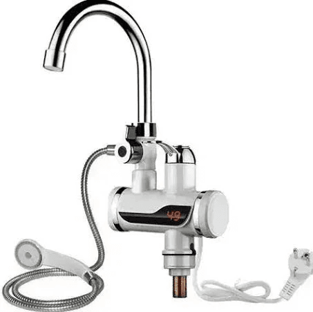 Кран проточный водонагреватель с LCD экраном и душем Instant Electric Heating Water Faucet