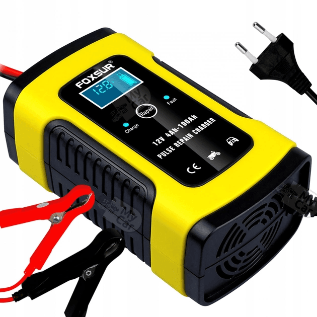 Автоматическое зарядное устройство для автомобильного аккумулятора 12V