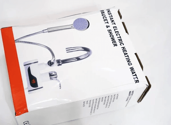 Кран проточний водонагрівач з LCD екраном і душем