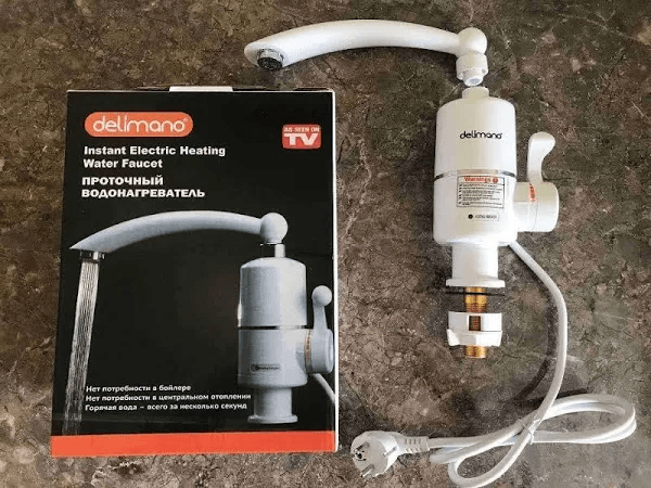 Електронагрівач проточний Delimano